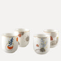 90 ml Art Deco Coffee Cups - veel van 4