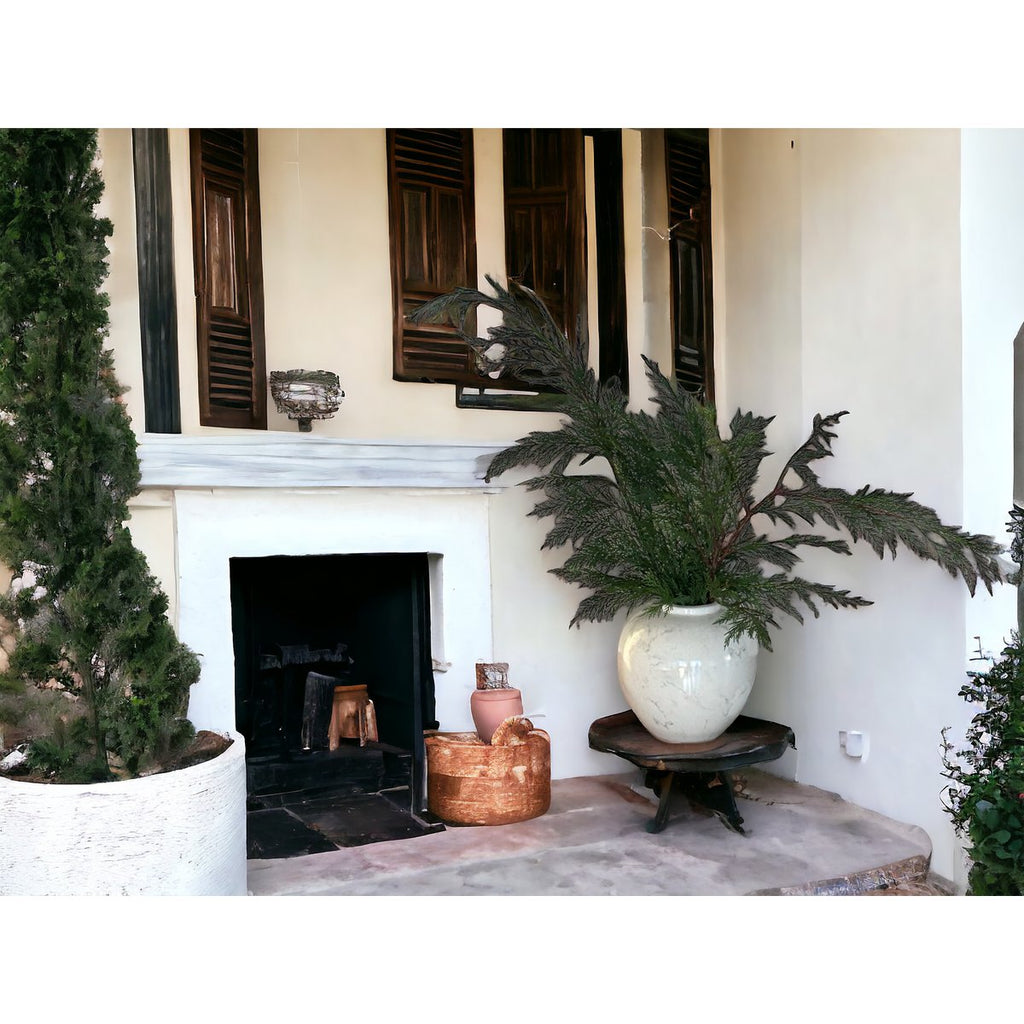 Een gemberpot van Amerikaans porselein, halverwege de 20e eeuw, Wit Klein H*25W*25