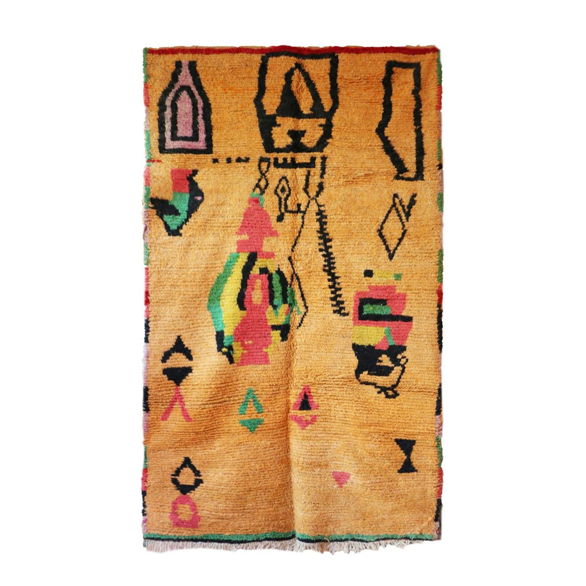 Berber wollen tapijt boujad 168 x 280 cm