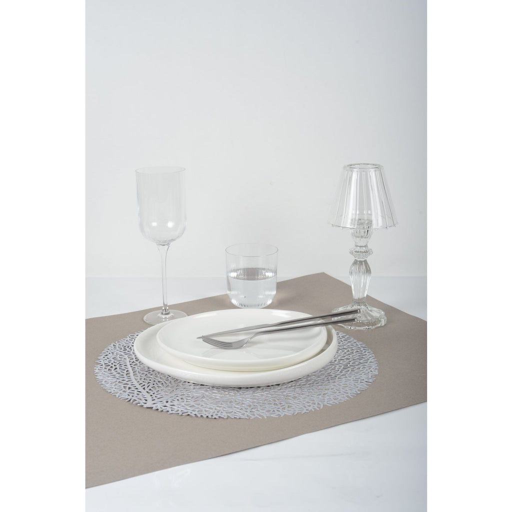 H24.5cm glazen kandelaar