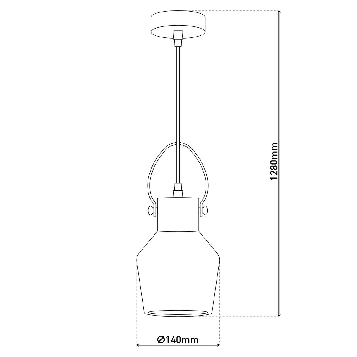 Liv · Glazen hanglamp