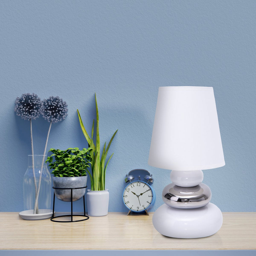 Liv · Houten tafellamp met linnen kap