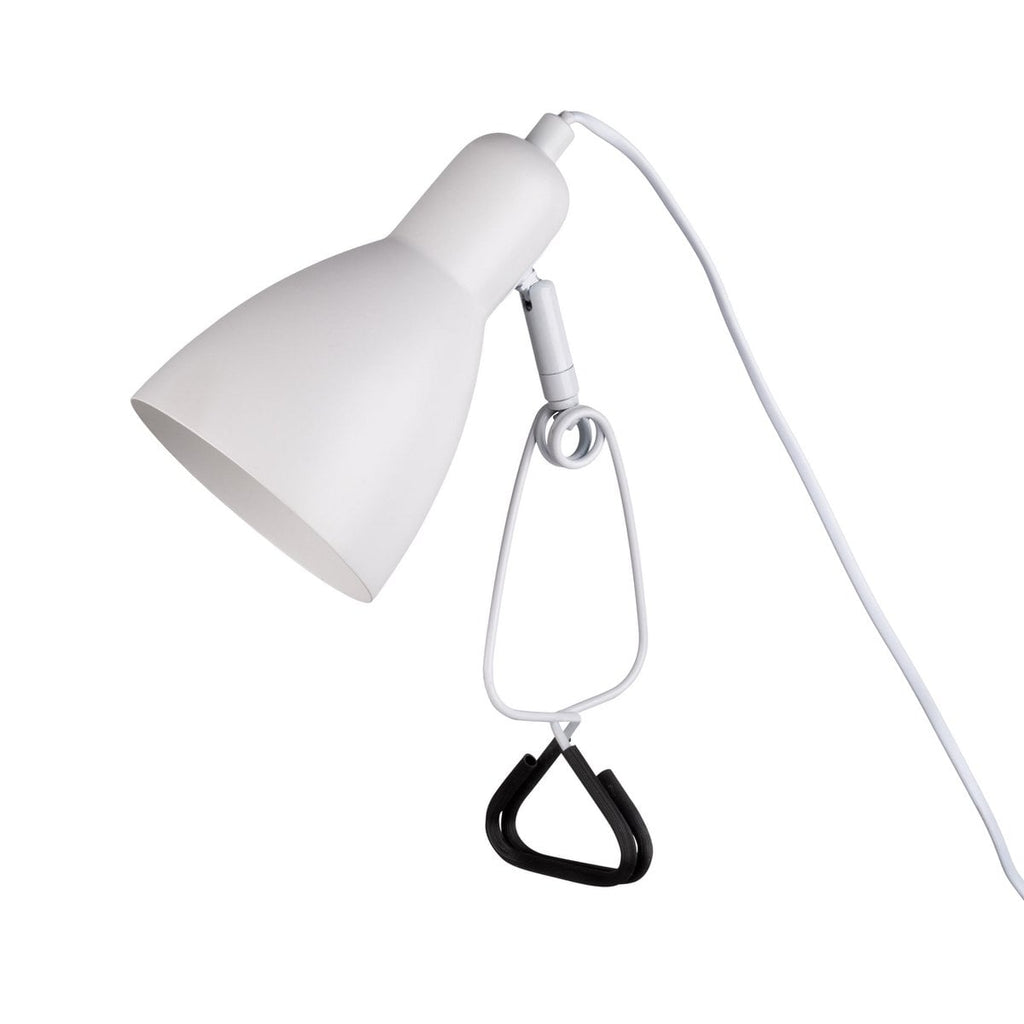 Liv · LED-klemtafellamp — 28cm wit