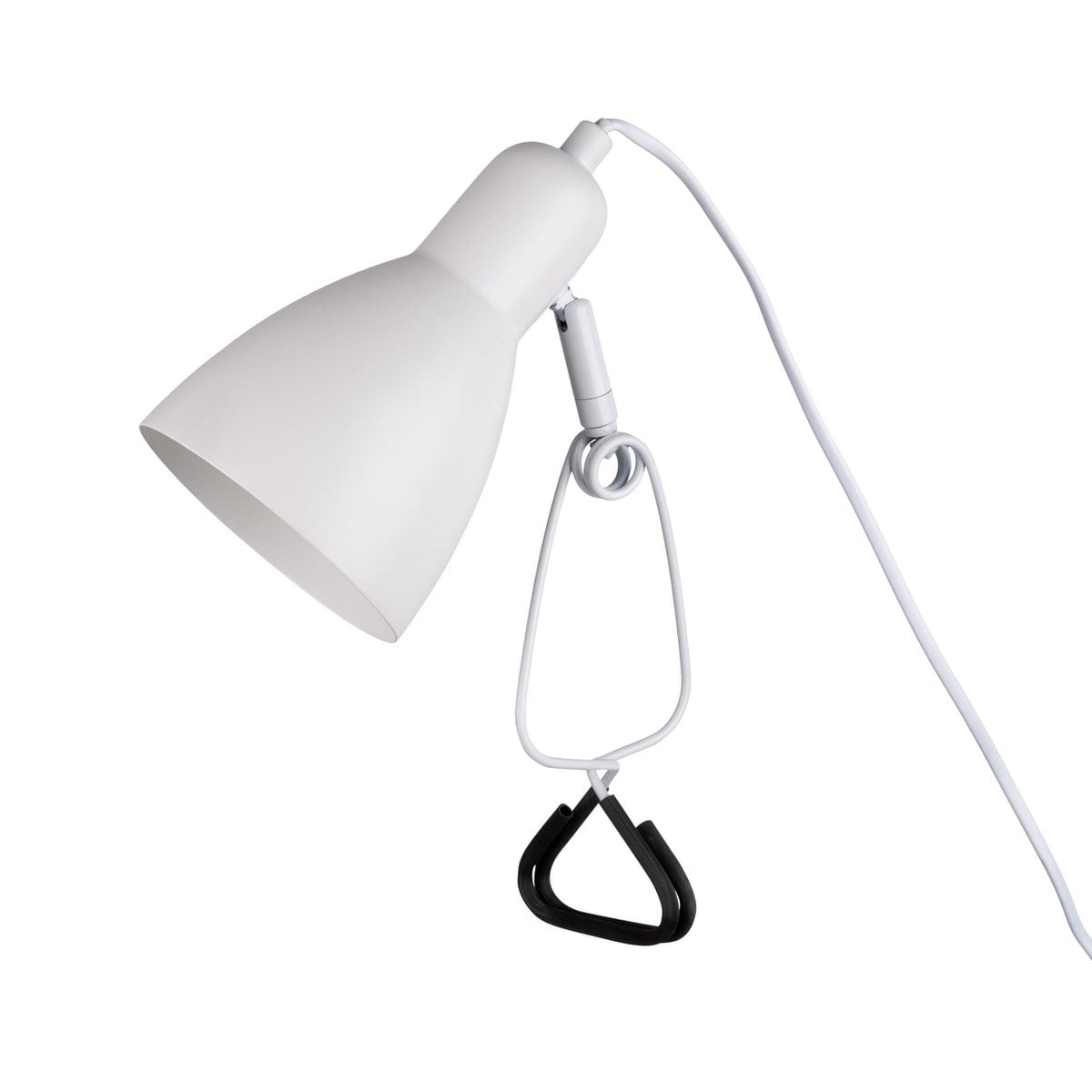 Liv · LED-klemtafellamp — 28cm wit