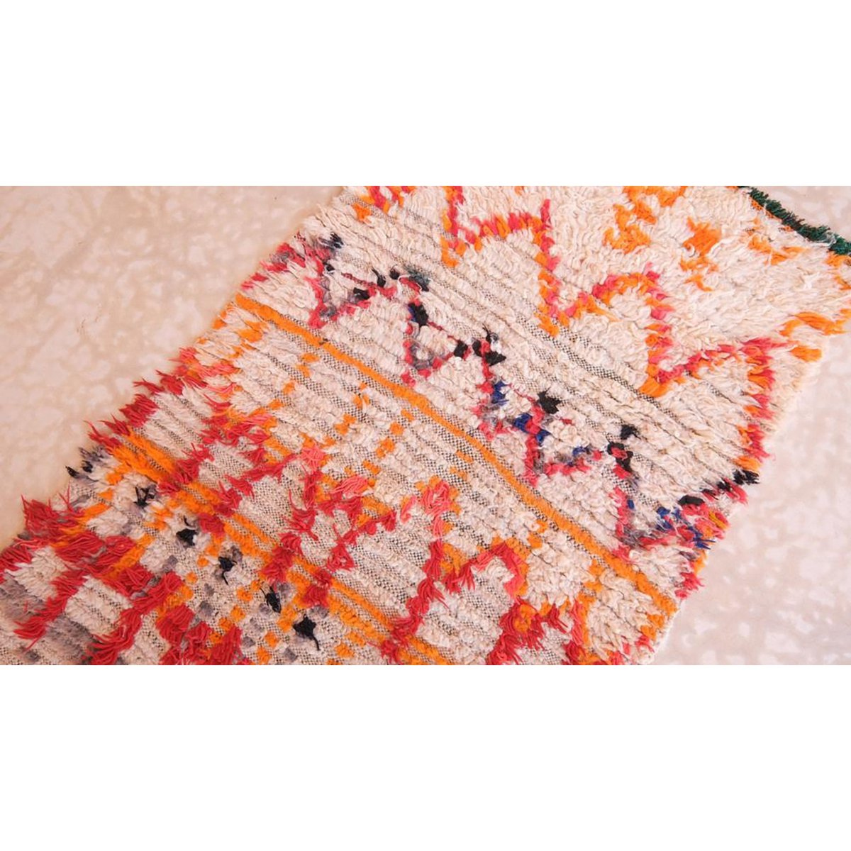 Marokkaans berber tapijt pure wol 80 x 186 cm