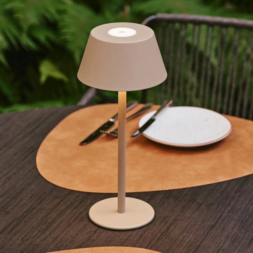 Milou Koala Brown - tafellamp zonder kabel L Modern, Design & 3 Light Modi