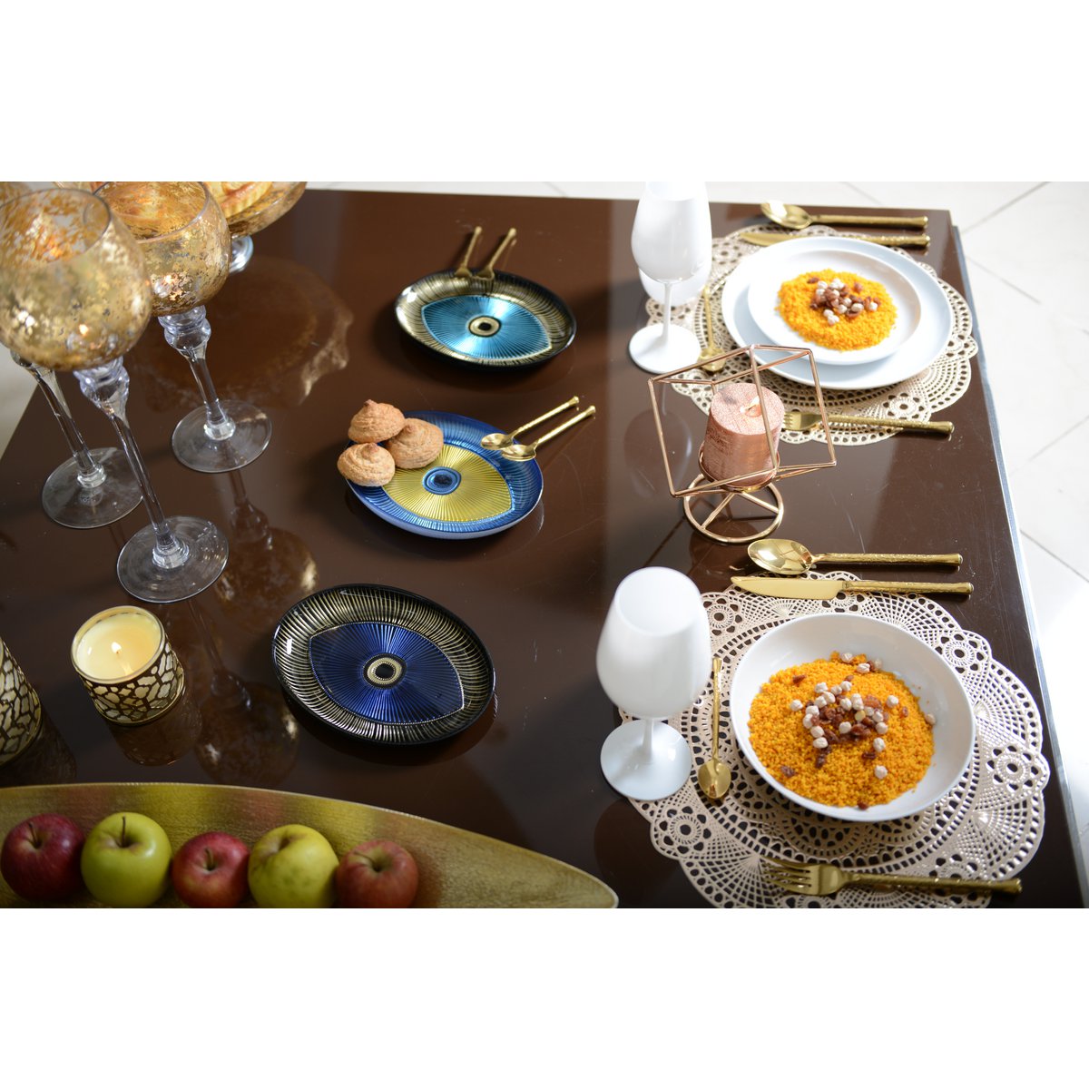 22x15,5 cm donkere ovale beker