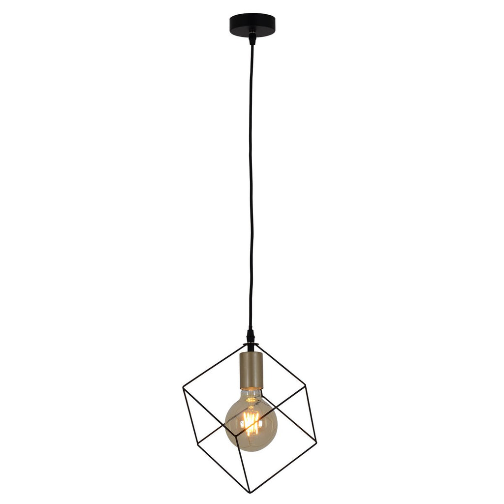 Liv · Metalen hanglamp — zwart