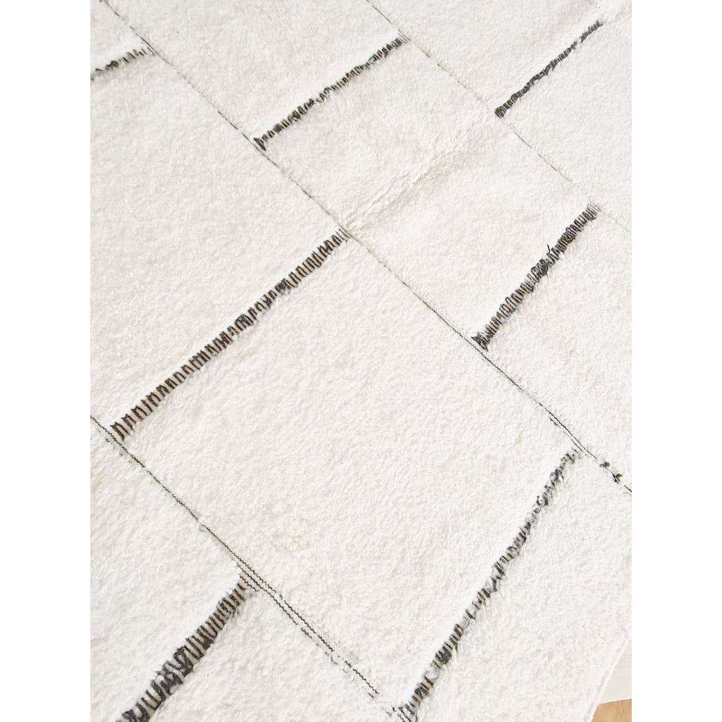 Berber vloerkleed Beni Ouarain zuivere wol 153 x 263 cm