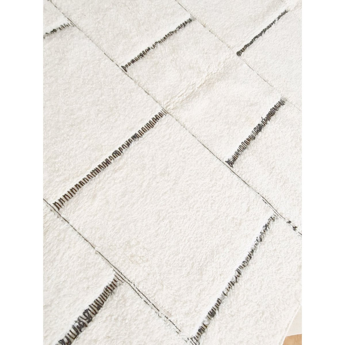 Berber vloerkleed Beni Ouarain zuivere wol 153 x 263 cm