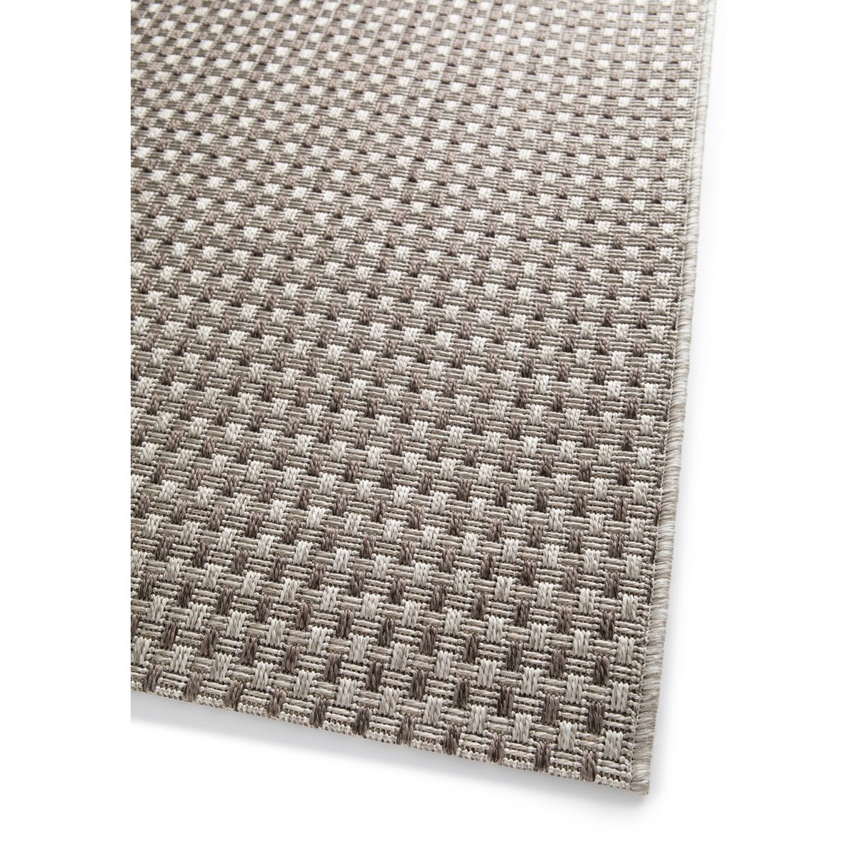 Buiten binnen tapijtaspect Sisal Pienza
