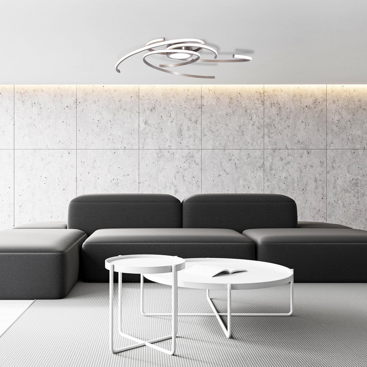 Liv · Plafondlamp — chroom
