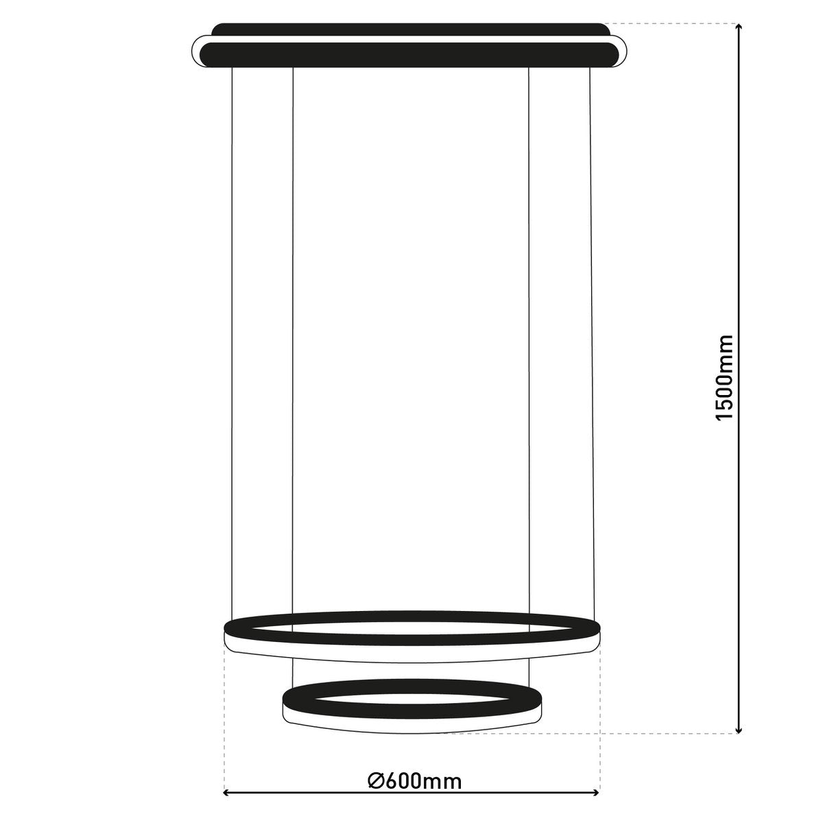 Liv · Hanglamp — zwart