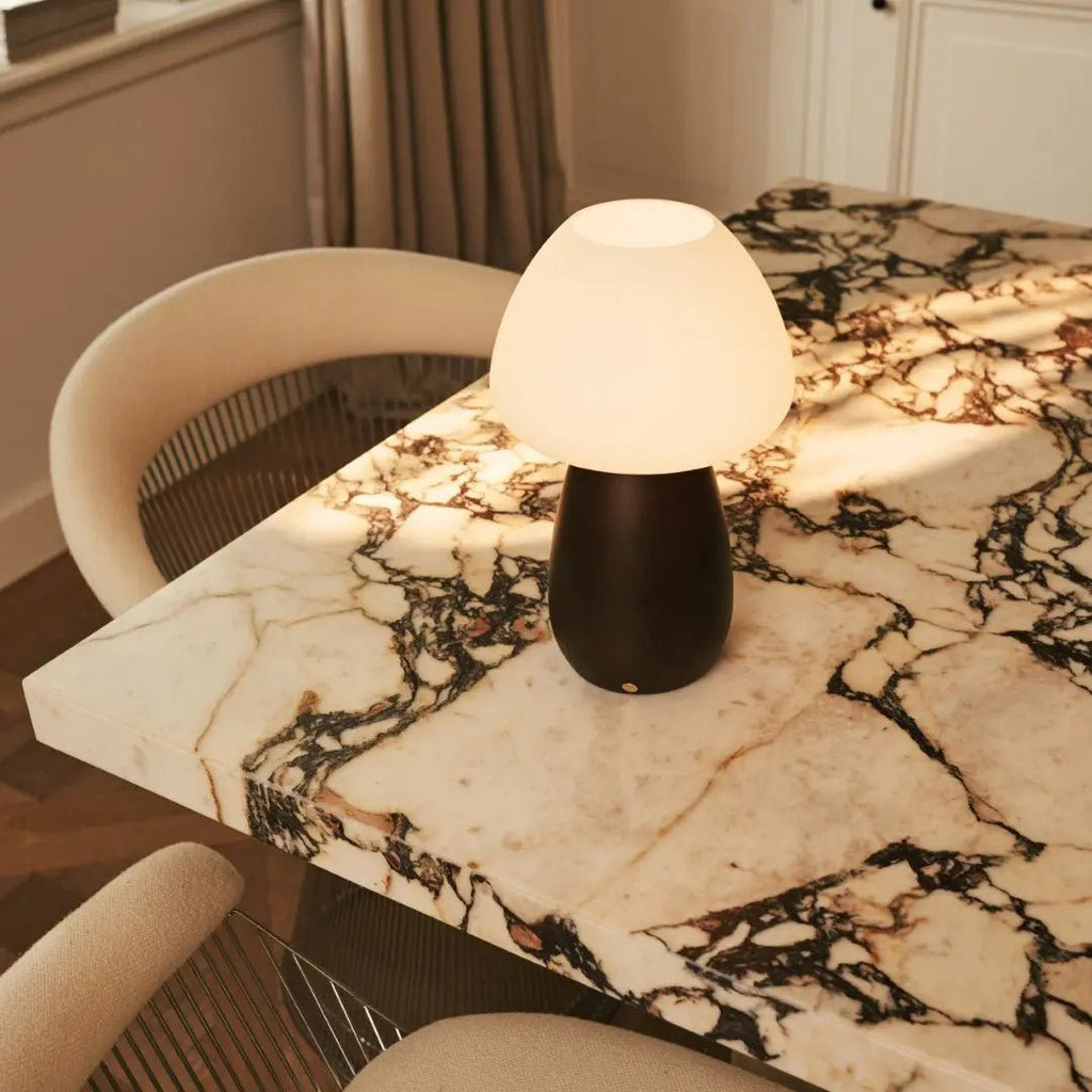 Bear Dark Bruin Stijlvol oplaadbare lamp-draadloos, dimbaar, milieuvriendelijk ontwerp