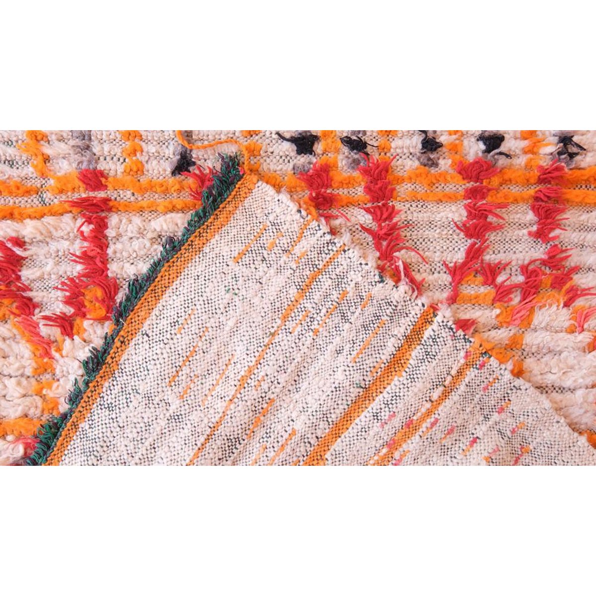 Marokkaans berber tapijt pure wol 80 x 186 cm