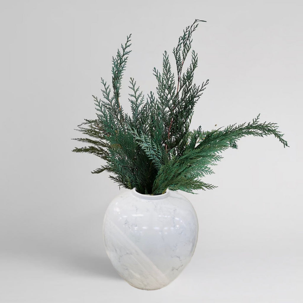 Een gemberpot van Amerikaans porselein, halverwege de 20e eeuw, Wit Klein H*25W*25