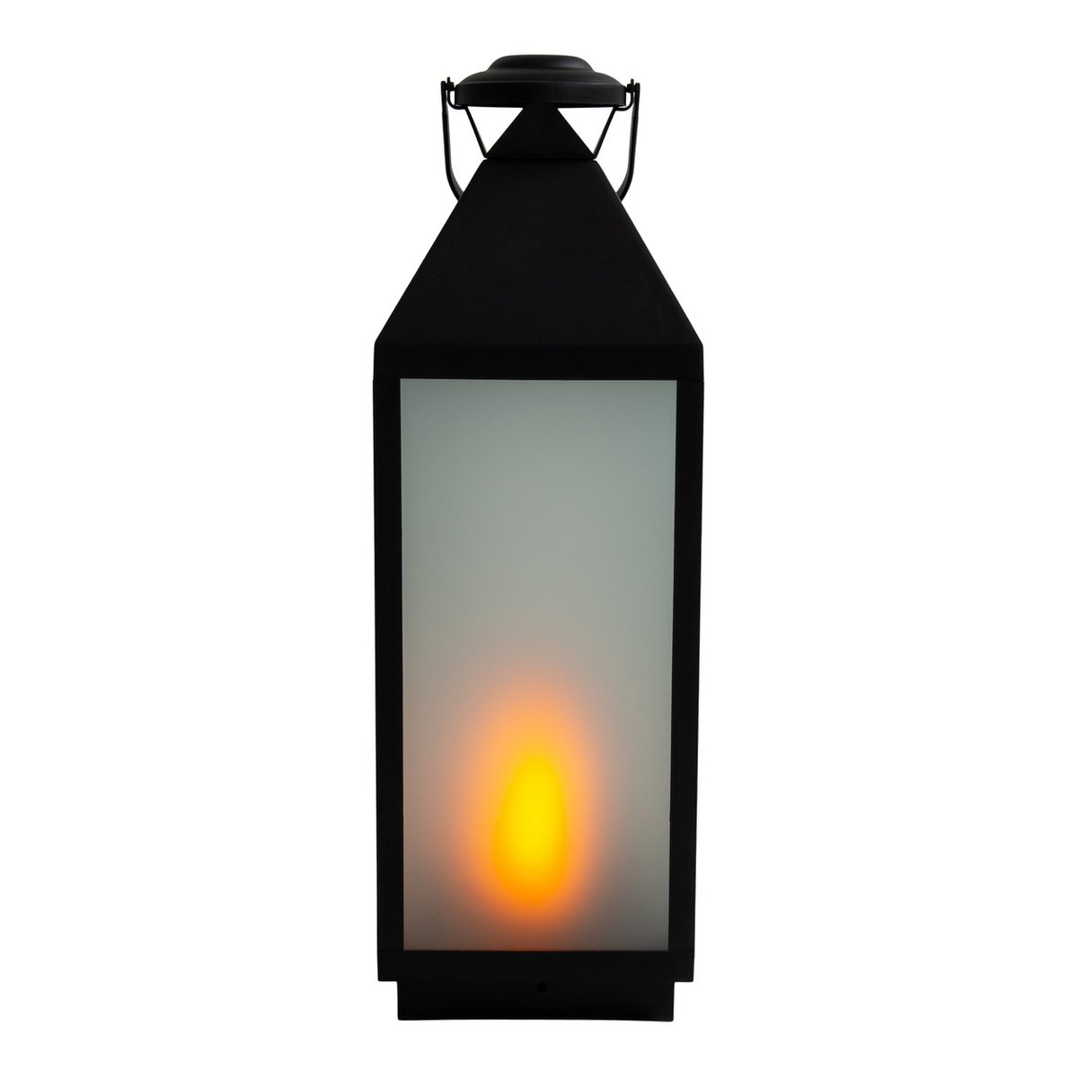 Liv · Glazen decoratielamp — zwart