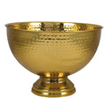 Grote champagne cup magnum gehamerd 30 cm