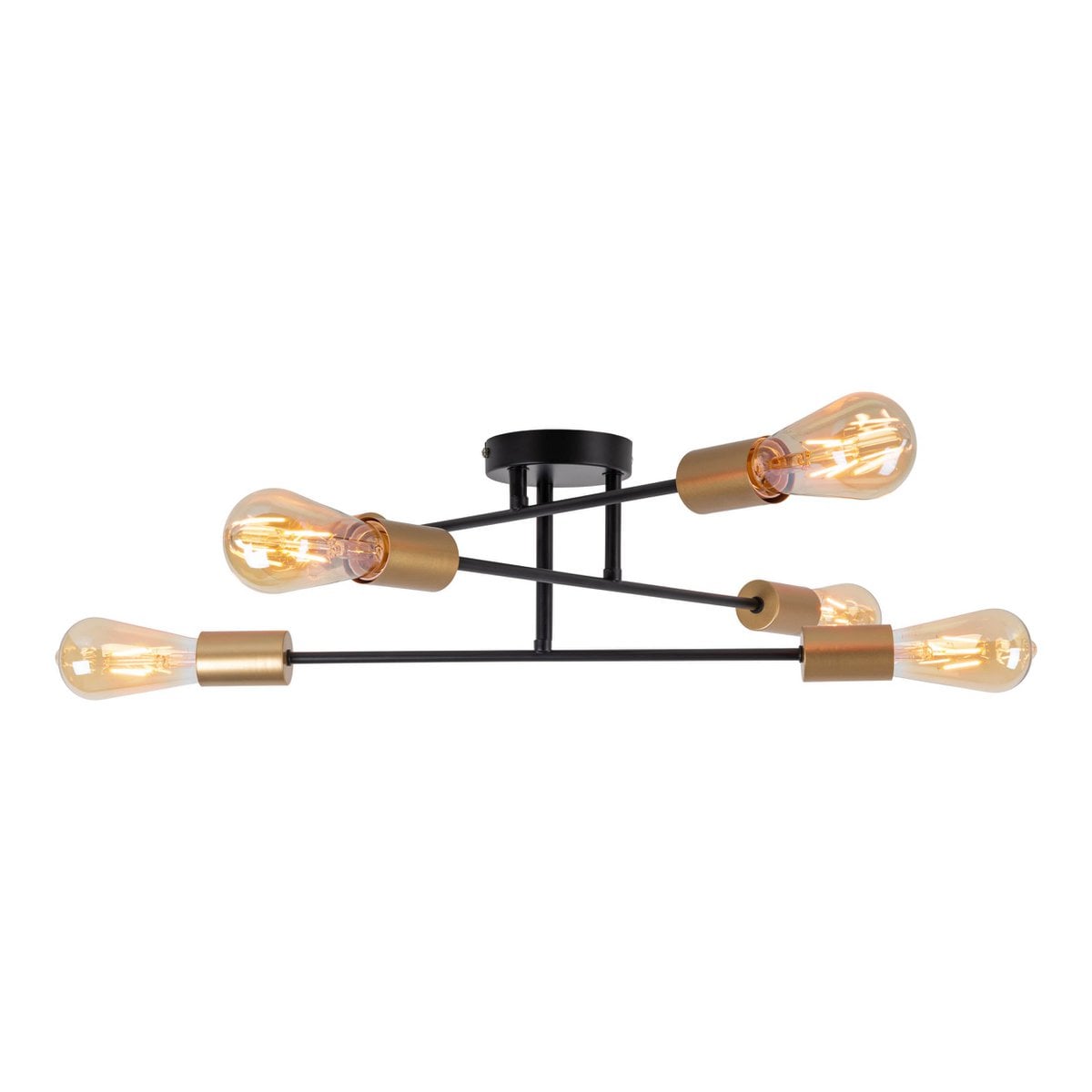 Liv · Houten plafondlamp — zwart