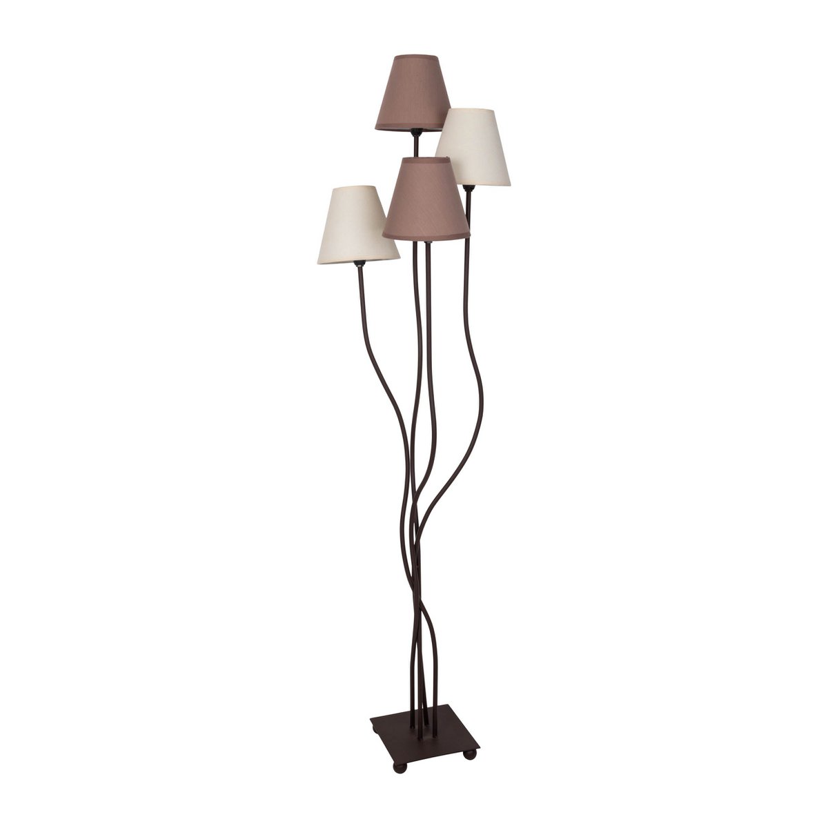 Liv · Vloerlamp met textielen kap — naturel