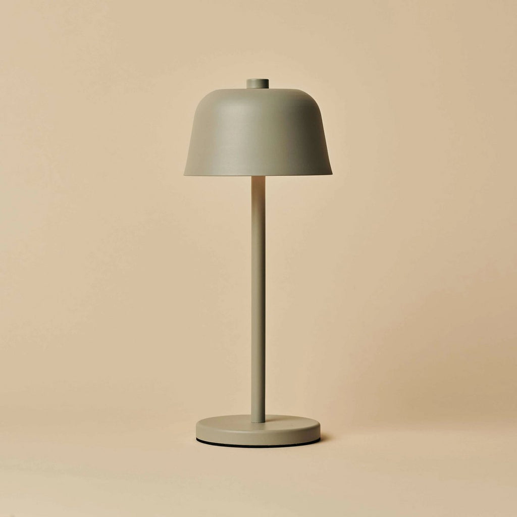 Anton Shadow Gray Oplaadbare tafellamp | Stijlvolle en draadloze verlichting