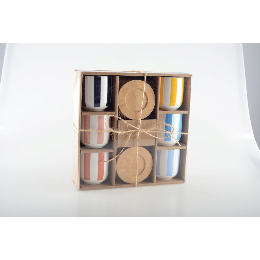 Houten krassen en substasisbekers - veel van 6