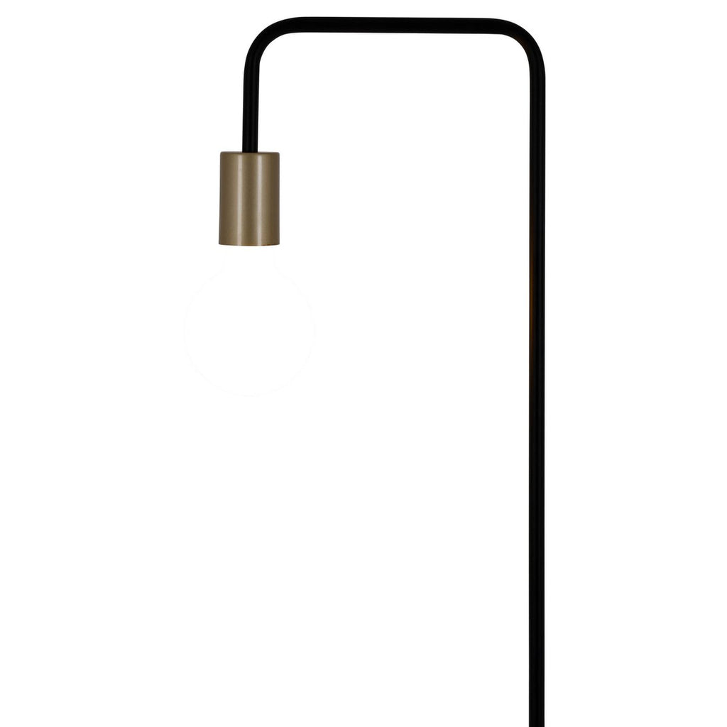 Liv · Houten vloerlamp — zwart