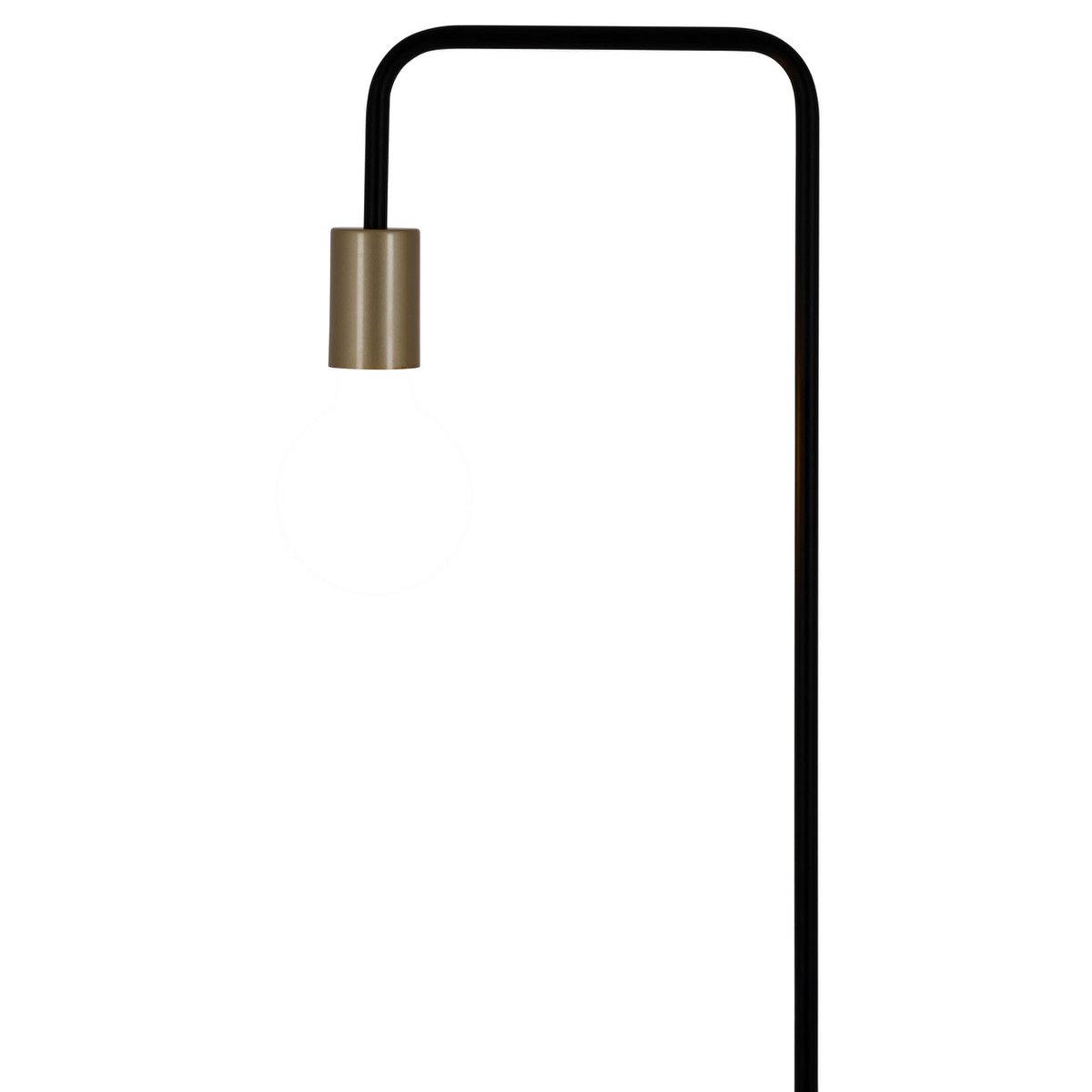 Liv · Houten vloerlamp — zwart