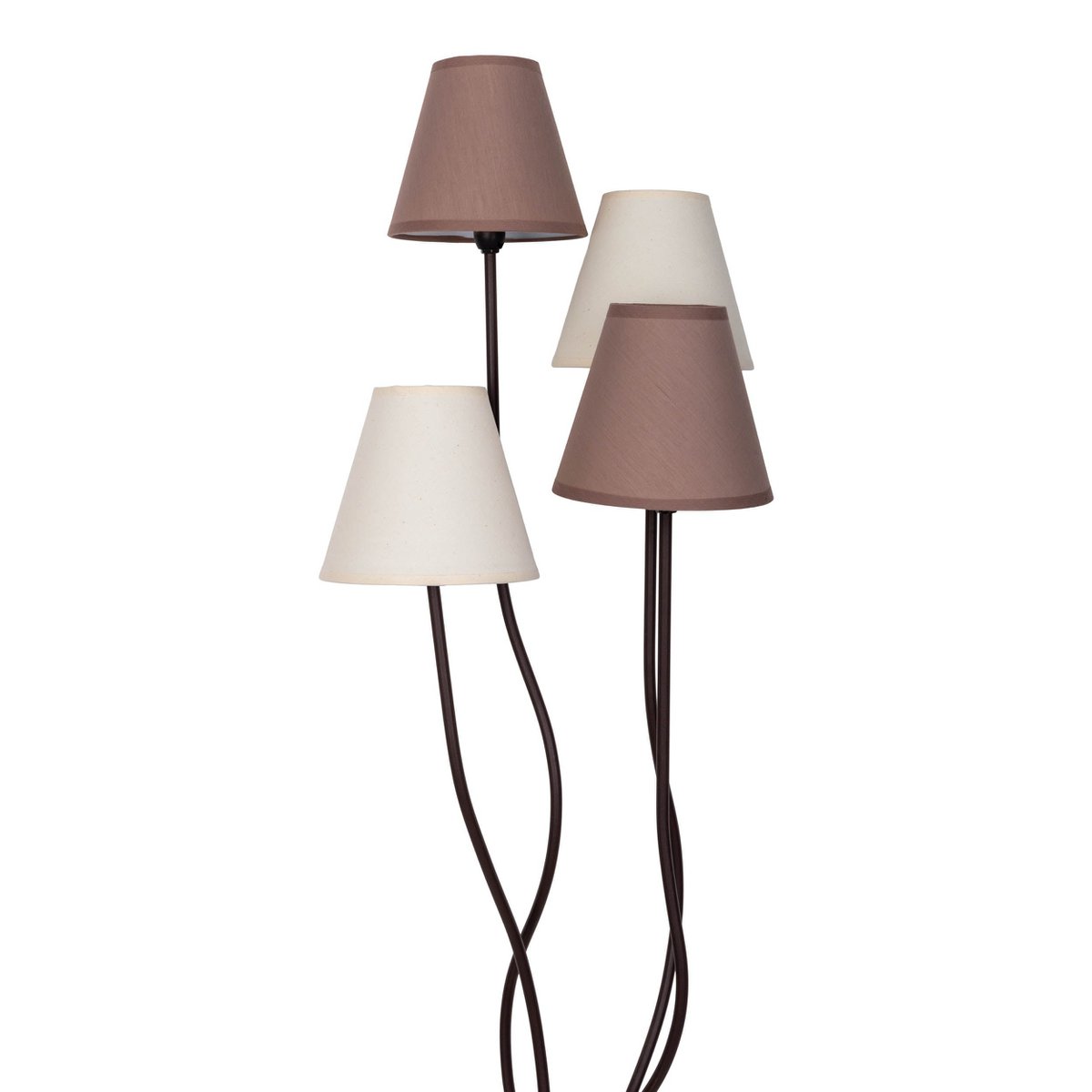 Liv · Vloerlamp met textielen kap — naturel