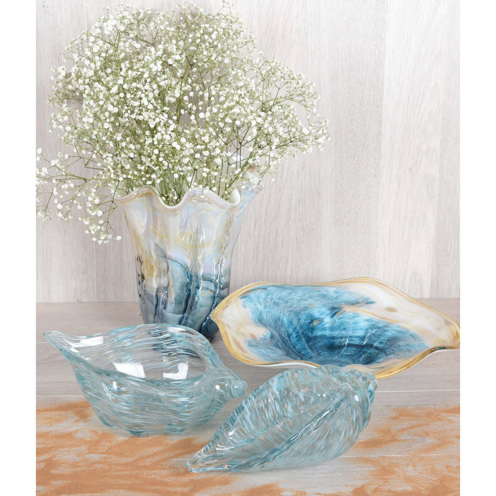 Blue Shell Ocean Cup 29x17.5x9.5 cm