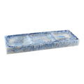 Aperitif Dish 3 Compartimenten / Blue Resin Cake Dish Cloud