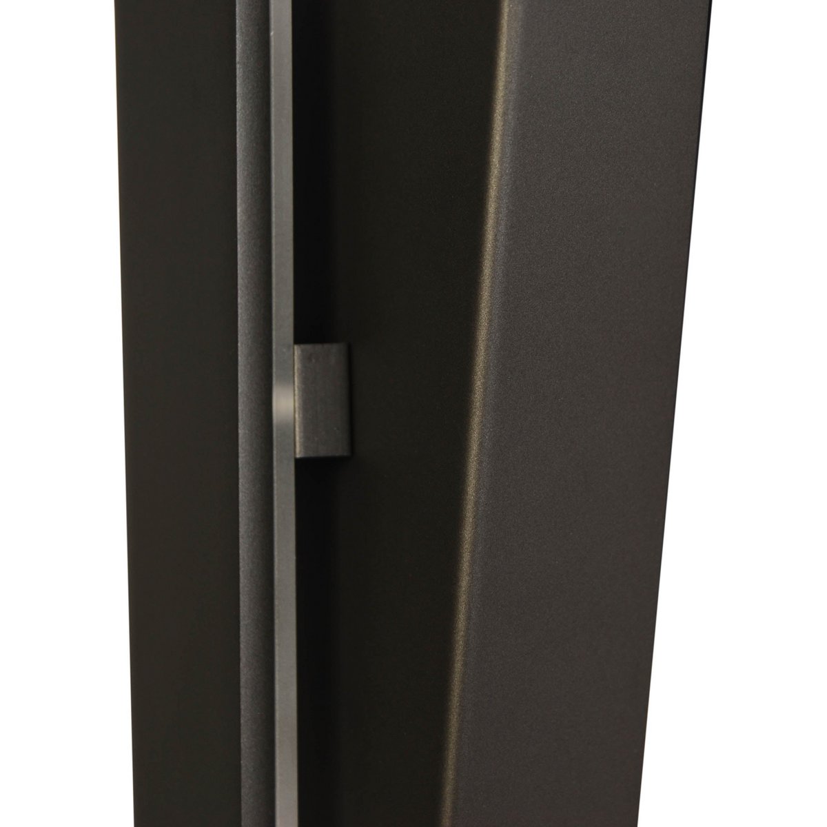 LED -wandlamp "Trevor" zwart, wandlampmetaal en plastic in het zwart, met stevig ingebouwde LED's, wandverlichting binnen 62 x 10 x 4,5 cm