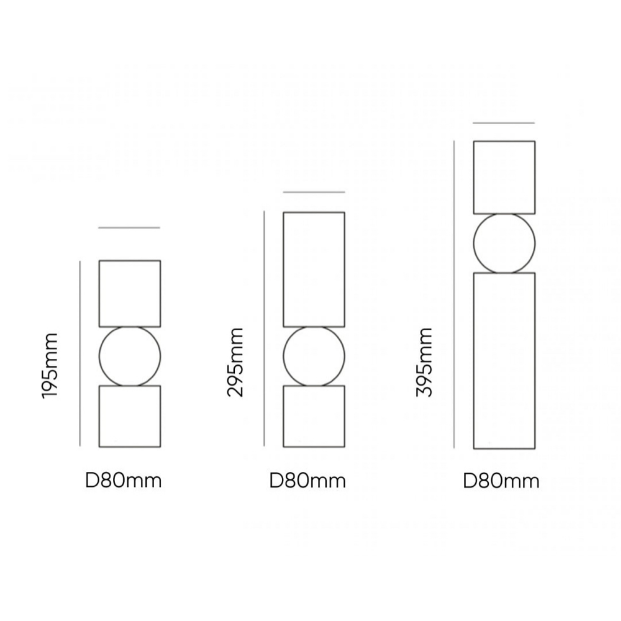 KANDELAAR | MARBLE | WHITE L H39.5cm*W8cm D 8cm Reversible for flower arrangement