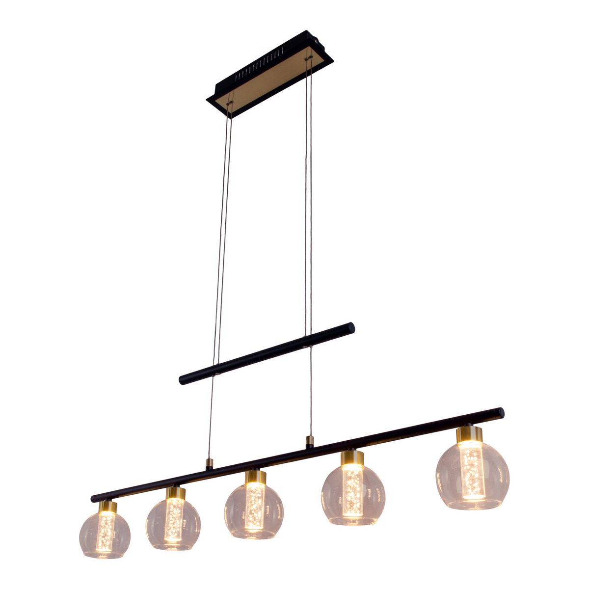 Liv · Messing hanglamp — zwart