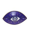 Donkerblauw decoratief oog 20x12x13,5 cm