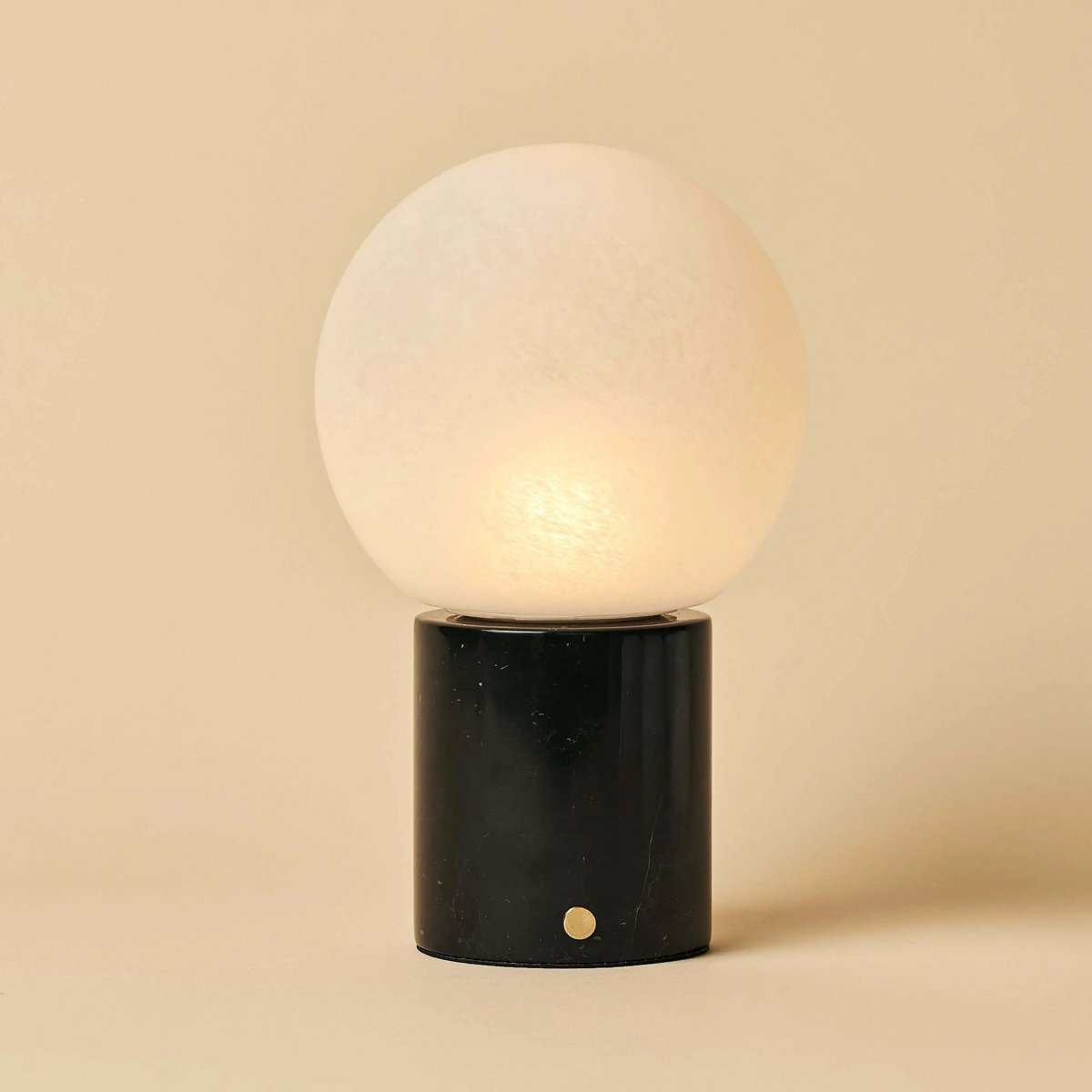 Metsu Black / Nero Marquina - Classic Marmeren oplaadbare tafellamp met 3 lichte kleuren en dimfunctie