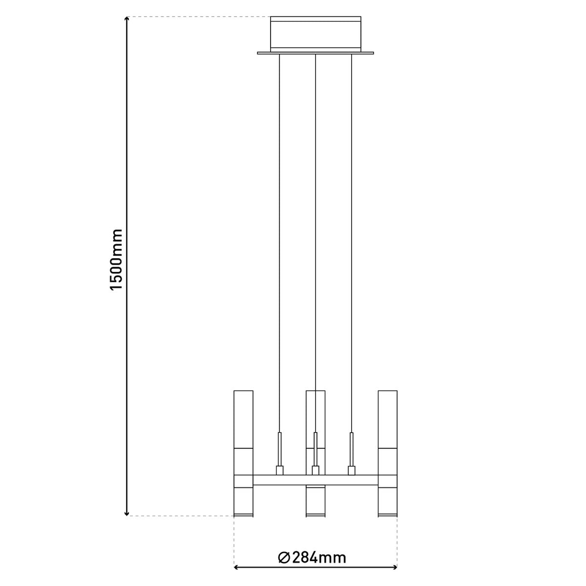 Liv · Metalen plafondlamp