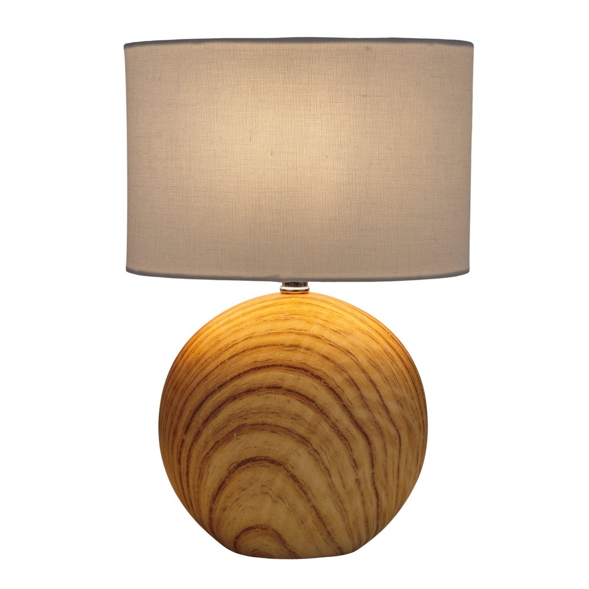 Liv · Houten tafellamp met linnen kap