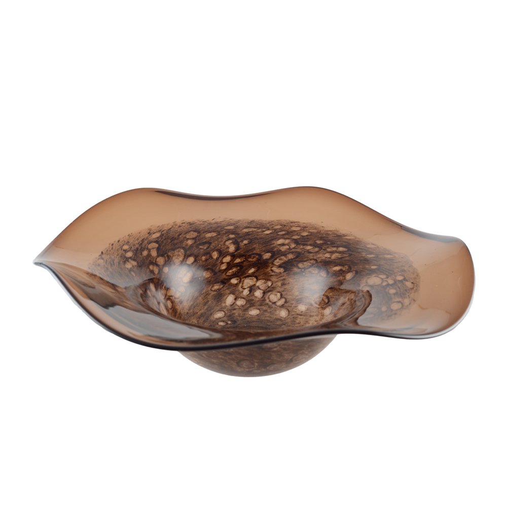 40x40x10cm bruine decoratieve snit