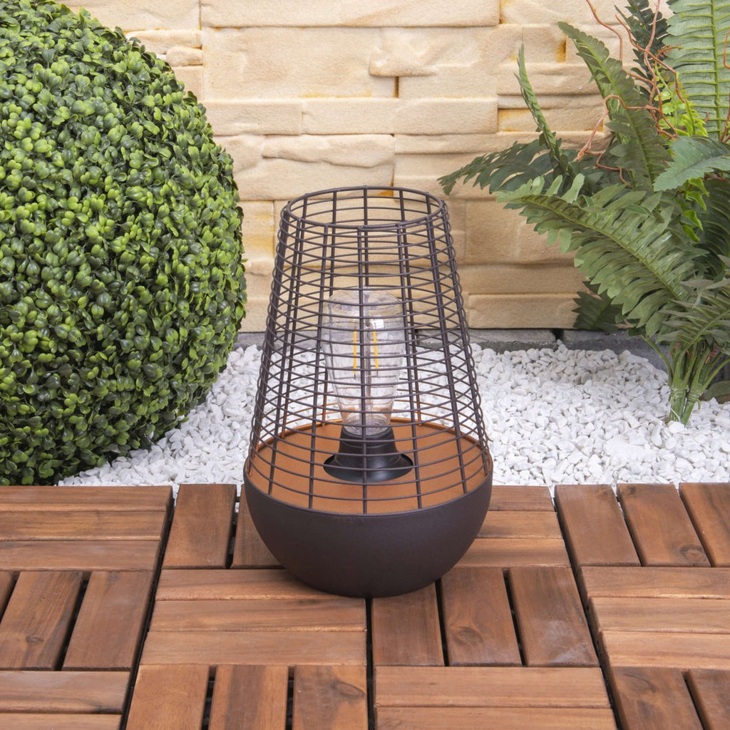 Liv · Messing decoratielamp — zwart