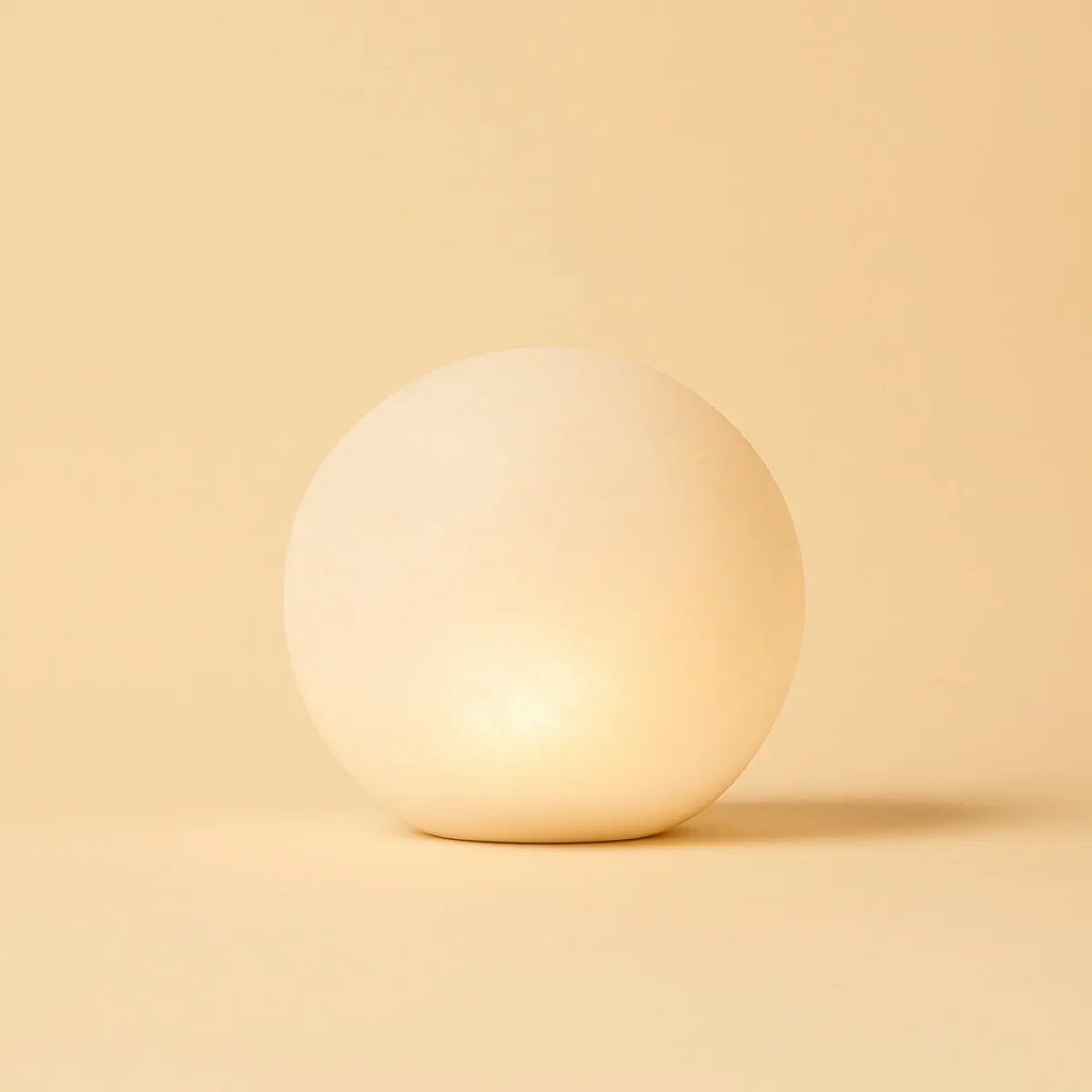 Heem Brown / Emperador Dark - Marmeren oplaadbare tafellamp - 3 lichte modi, draadloos en met glazen verwisselbare lampenkap