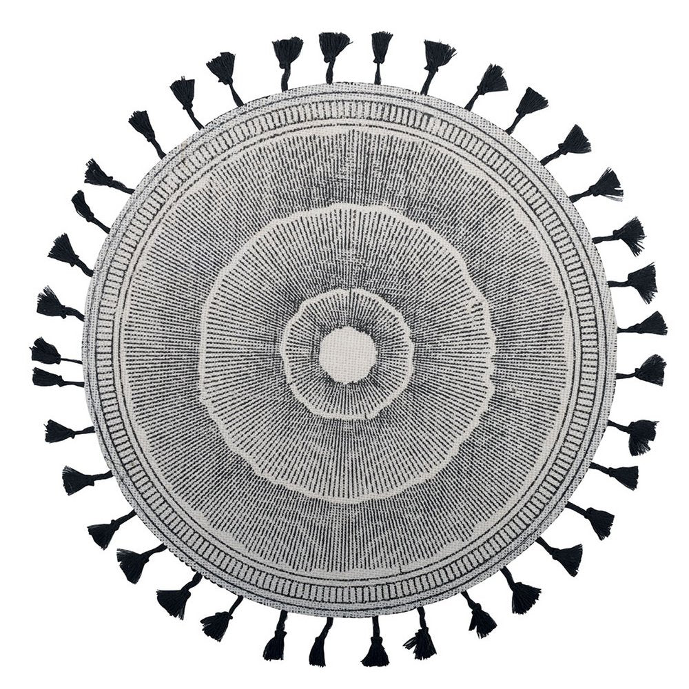 Zwarte Azteekse plaat hieronder