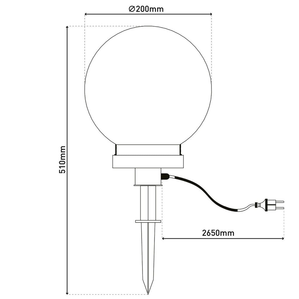 Buiten Ball Earth Spit D: 20 cm "Ball"