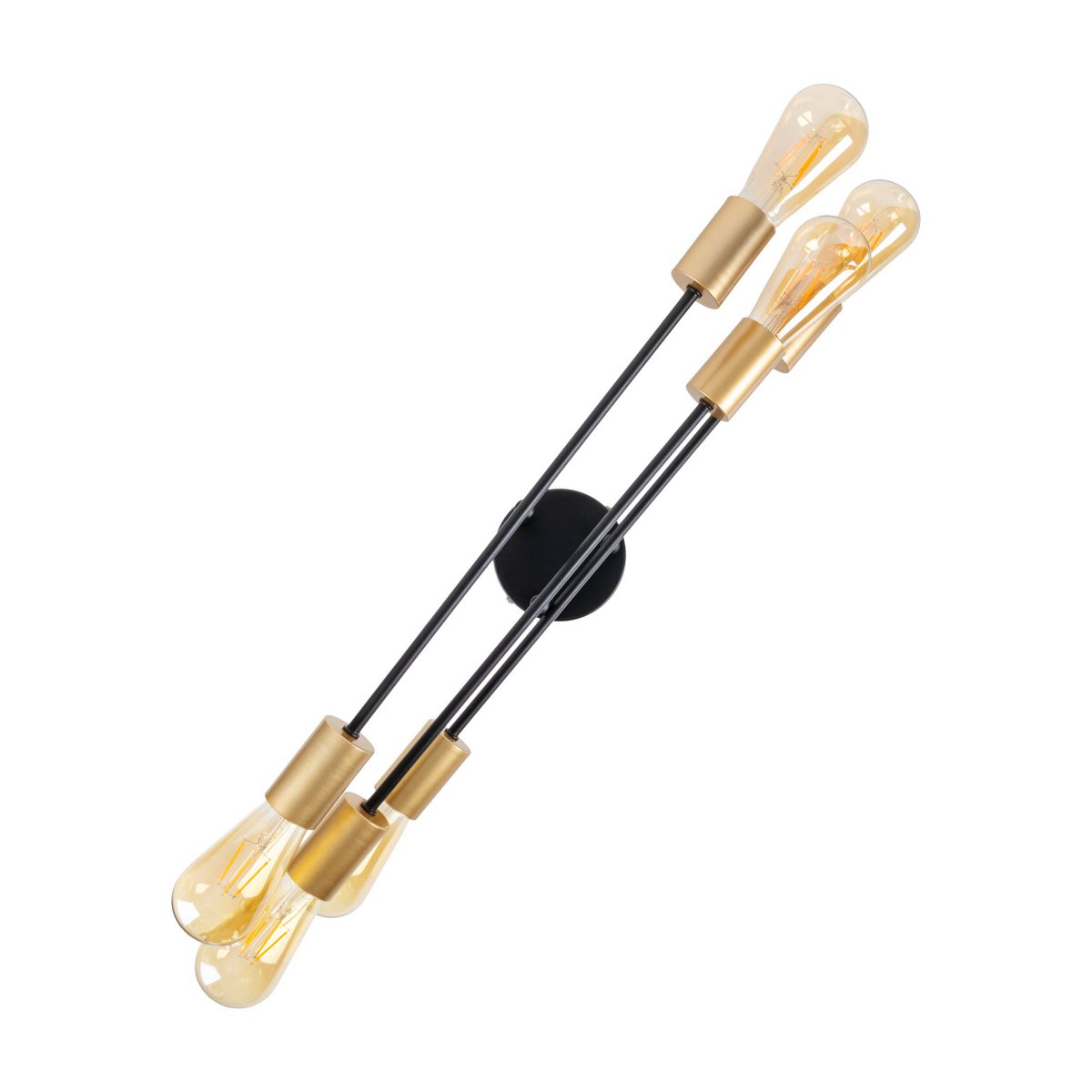Liv · Houten plafondlamp — zwart
