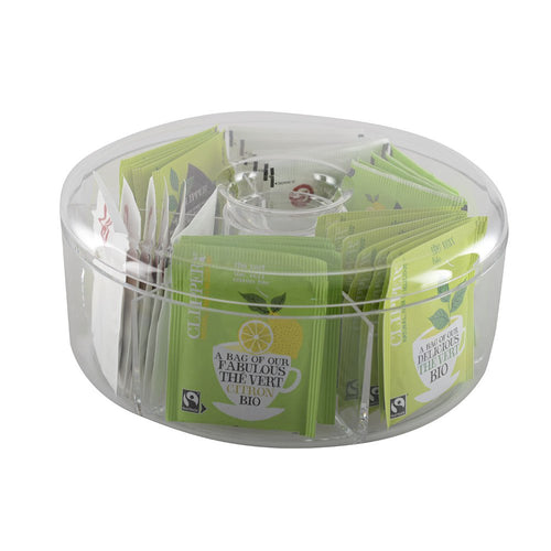 Acrylronde doos 20x20x8cm