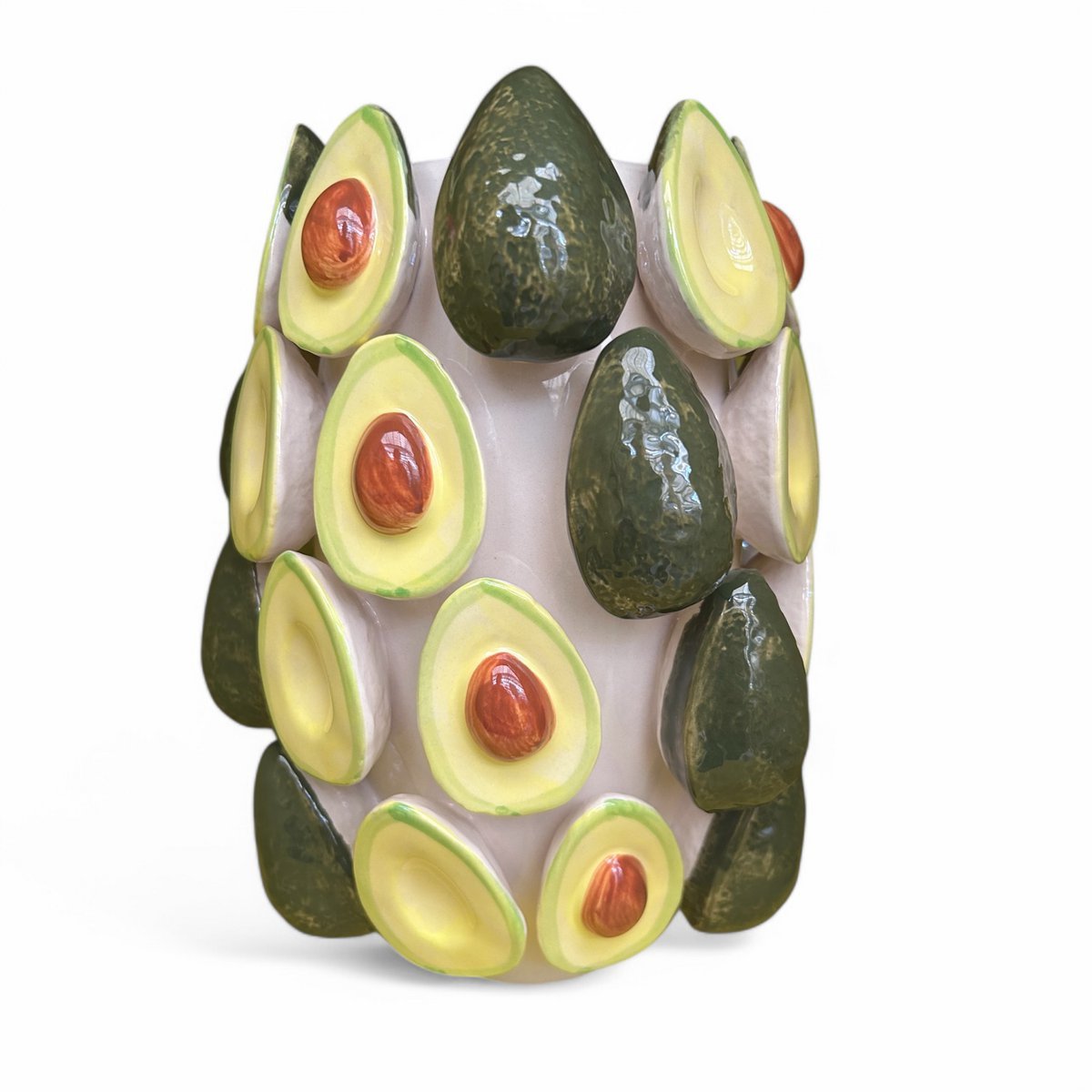 Handgemaakte avocado -vaas