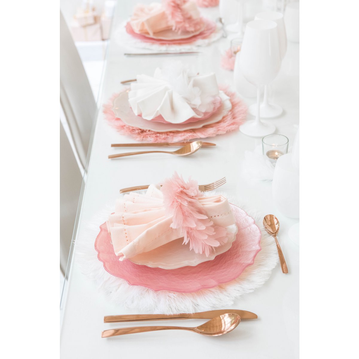 Huisvrouw 24 stuks briljant koper