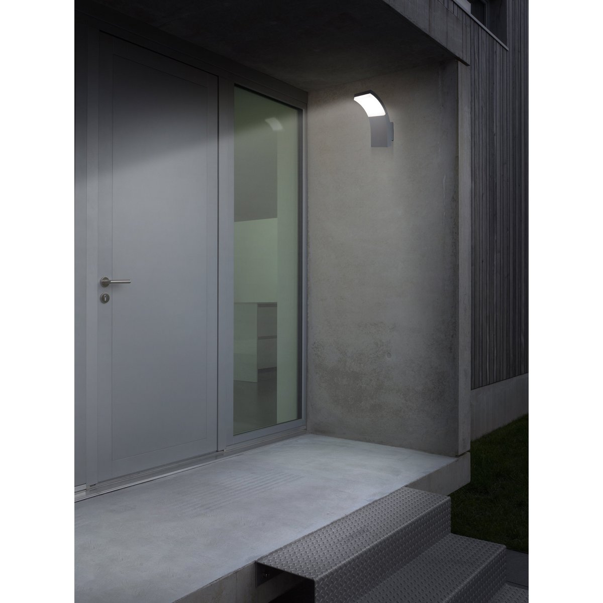 Liv · LED-buiten-wandlamp — antraciet