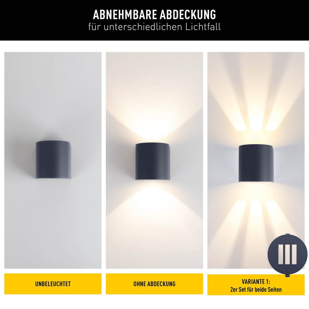Liv · LED-decoratielamp — zwart kunststof