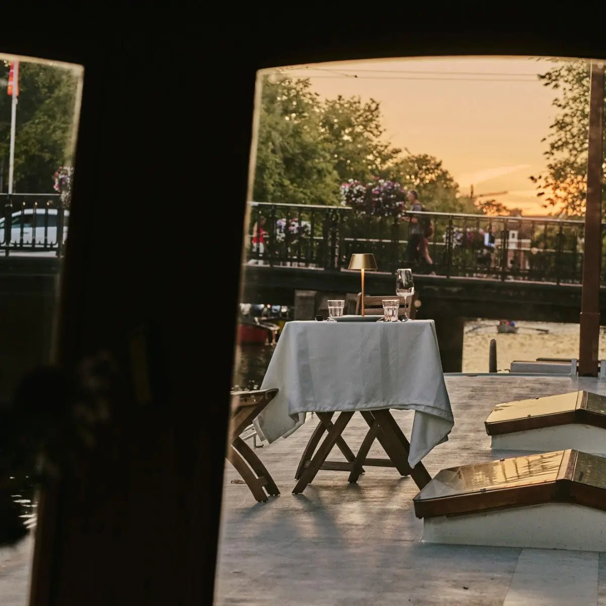 Milou Gold - tafellamp zonder kabel L Modern, Design & 3 Light Modi